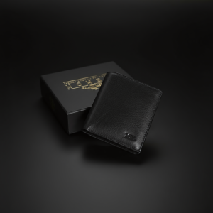 Xenon Air Fold Full- Bifold Wallet for Men - Jet Black Outside Zipper